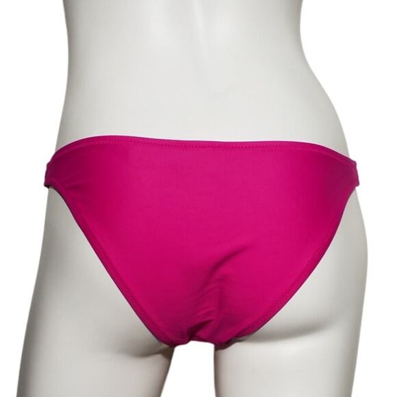 J Crew Womens Size XS Heritage 1989 High Leg Bikini Bottom Pink Stretch BP209 - Picture 2 of 5